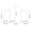 Supports de décoration de fond de mariage avec housse-98185875