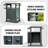 Lessly Wood Kitchen Cart-583281485