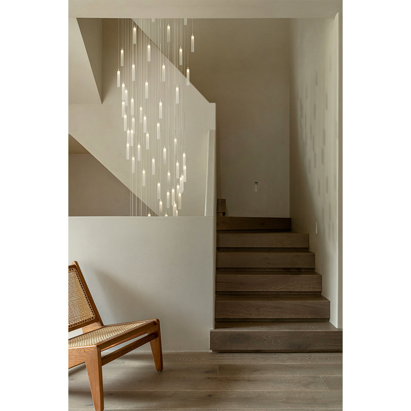 Loci Chandelier, Matte Black