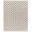 Cabble Rectangle Checkered Machine Woven Polyester Area Rug in Tan/White-544345938
