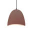 Radiance - luminaire suspendu 1 lumière Brisa - argile Canyon - noir mat - l 12,5 po x H 12,25 po - ampoule remplaçable - cordon noir-1191603370-1191603373-1191603380