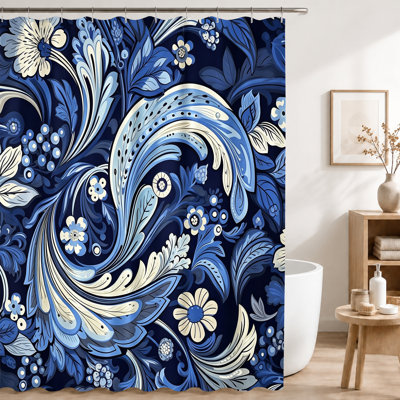 Rideaux de douche avec crochets inclus