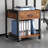 Multifunctional 3-Tier Kitchen Storage Rack with 1 Drawer and Lockable Wheels,31.5" Height Rolling Cart-339755005