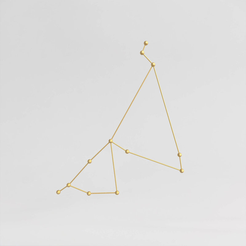 12 - Light Unique Geometric Chandelier