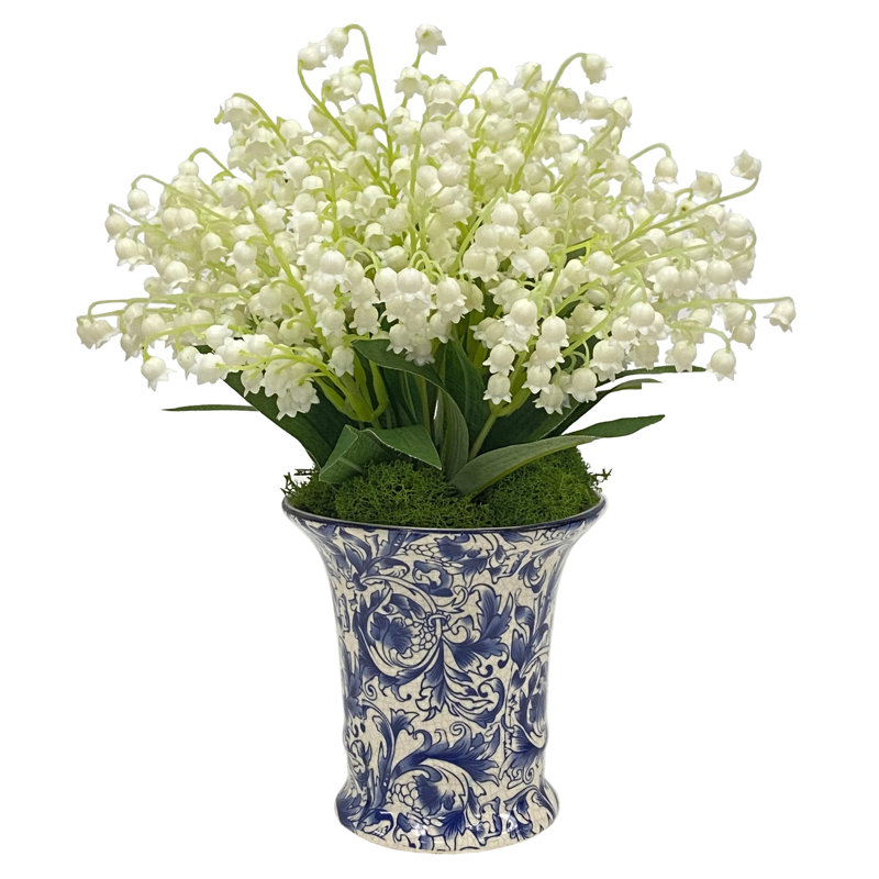 Lily Of The Valley In Flared Vase