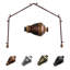 Tringle à rideaux simple baie vitrée réglable de 28 po à 48 po Jaquelin-357856015-287828913