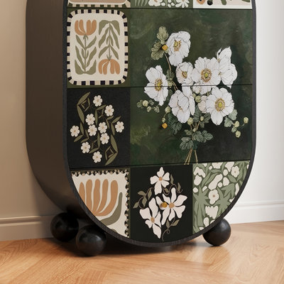Armoire de rangement 4 tiroirs French