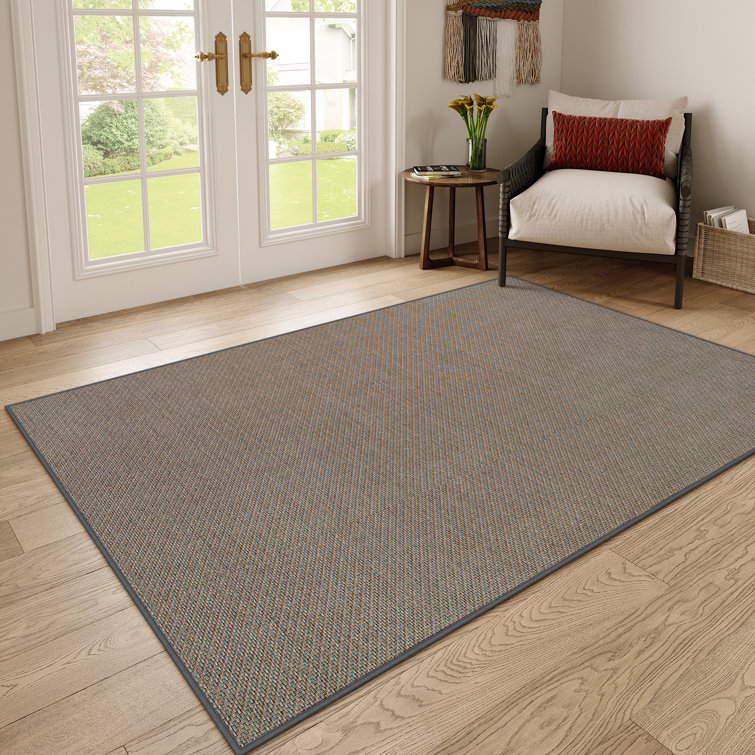 Tribal Striped Outdoor Washable Area Rug - Soft Modern Geometric Design for Living Room, Bedroom, or Office Decor