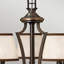 Barkbridge 3 - Light Shaded Chandelier