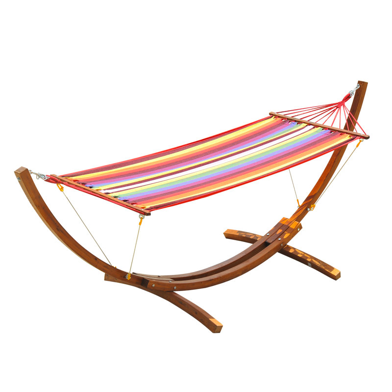 Clemons Cotton Hammock with Stand
