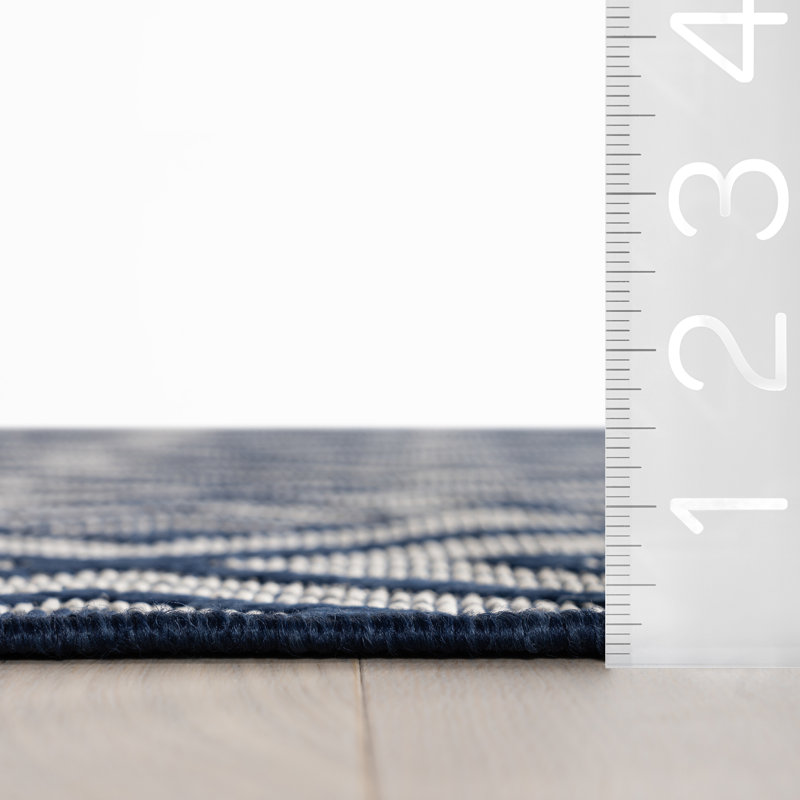  Sorisse Indoor/Outdoor Diamond Area Rug, Color, Rectangle 8' x 10'
