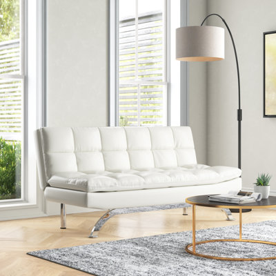 Warriner 70.5'' Faux Leather Sleeper Sofa