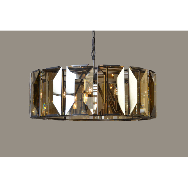 Ballew 6 - Light Dimmable Drum Chandelier