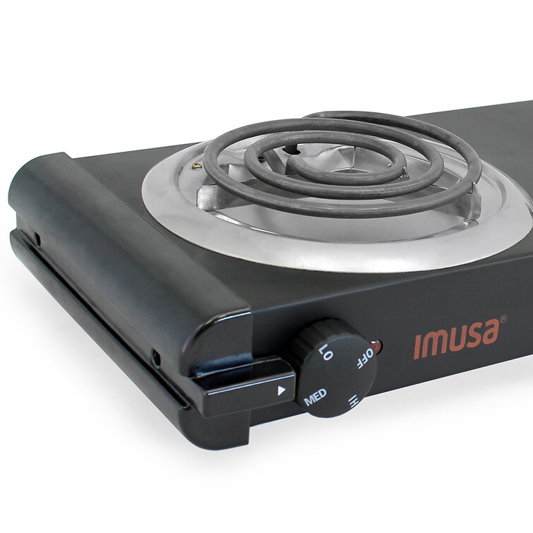 IMUSA IMUSA Electric Single Burner 1100 Watts, Black - IMUSA