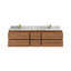 Meuble-lavabo double 72 po avec dessus Madison