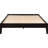 Cappuccino Queen Bed Frame - Modern Design, Ample Sleeping Area, Pine Wood Made Rich Simple Yet Impressive, Enhances Bedroom Beauty