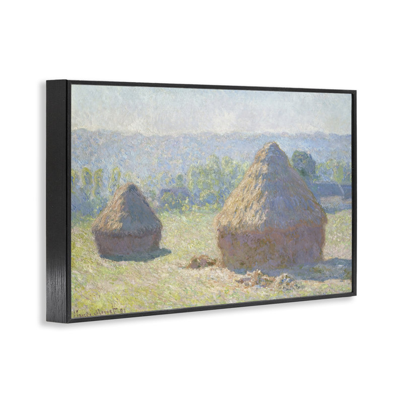 Art classique de giclées de fin de l'été par one1000paintings, Giclée encadrée noir minuit, H 16 po x l 24 po