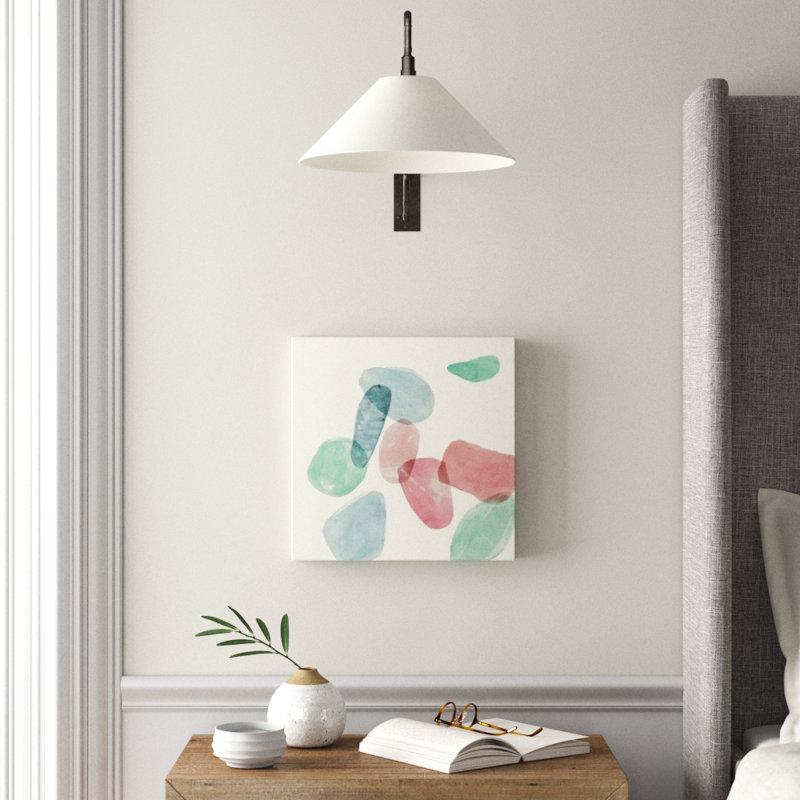 « the the lights i », peinture, H 16 po x l 16 po x P 1,5 po, Toile tendue