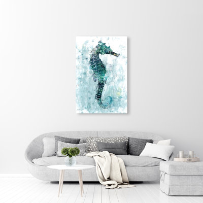 Scattered Seahorse Painting by Emma Brooks