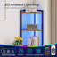 143cm H x 64cm W Metal Corner Bookcase