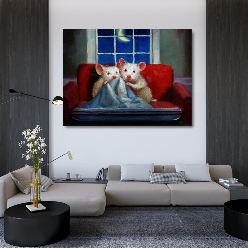 «Red Barrel Studio® Heffernan, Lucia», art sur toile tendue sous le titre: Film d'horreur, H 36 po x l 47 po
