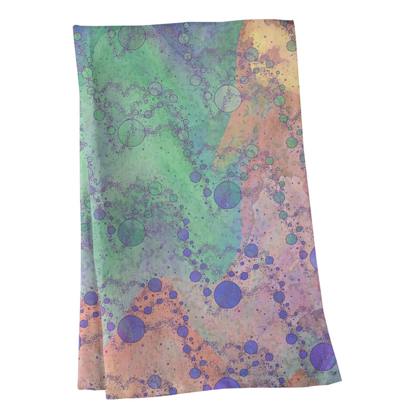 Mcguigan Tea Towel Kitchen Towel, Cotton Twill, Green/Yellow/Beige