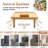 Couch Arm Tray,Bamboo Sofa Tray Table Clip on Side Table for Wide Couch