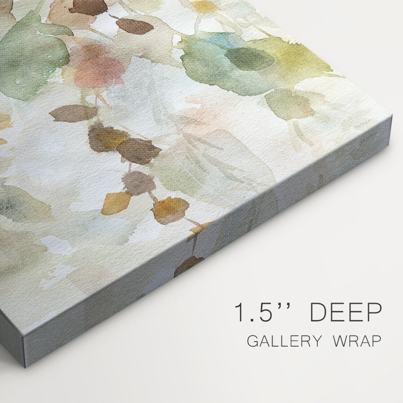 Cascading Nature I-Premium Gallery Wrapped Canvas -Ready to Hang, 36" H x 48" W