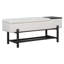 Banc de rangement rembourré avec compartiment caché Trexm Farmhouse-429114986
