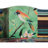 Vesta Bird Collage Print Settee, Multicolor