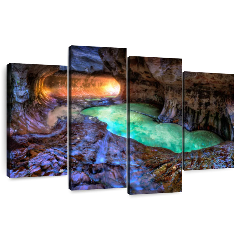Alvord Zion Canyon Subway, H 22 po x l 36 po
