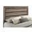Washed Taupe Queen Panel Bed