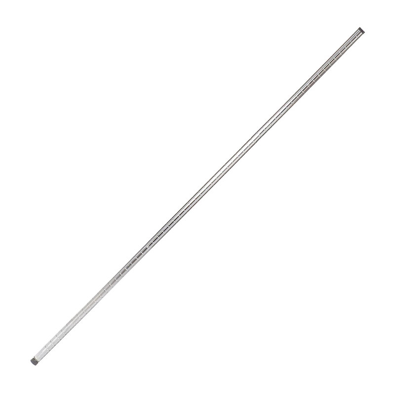 Publier, Chrome, H 96 po x l 1,5 po x P 1,5 po