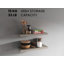 Tablettes flottantes H 1,50 po, 2 tablettes