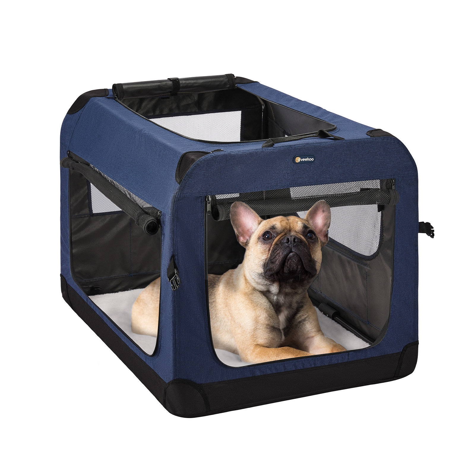 Soft sided store dog crates