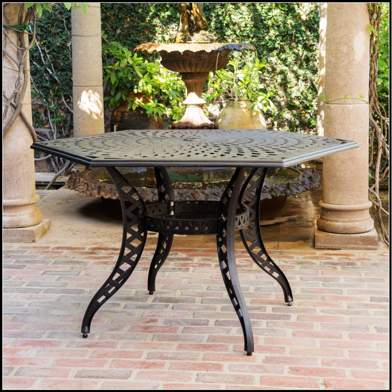 CAYMAN ARCH II MESH HEX TABLE
