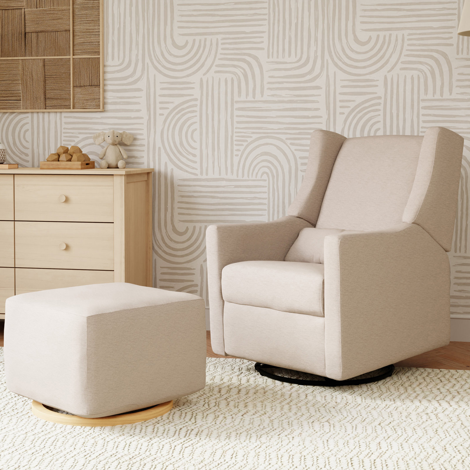 Kiwi Swivel Glider, Performance Beach Eco-Weave