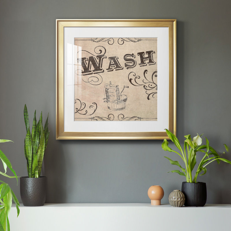 Toile Adagio I-Premium personnalisée - prête à être accrochée, Papier encadré doré, H 34,5 po x l 34,5 po x P 1,5 po, Blanc
