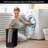 Laundry Hamper, 4 X 36L Laundry Bags & 2 Tier Adjustable Storage Shelf, Pull-Out And Removable Laundry Baskets, For Home/Hotel Black