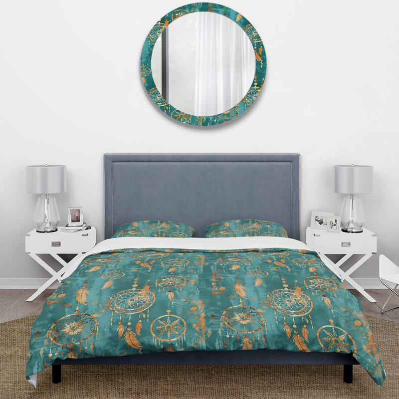 Ensemble de housse de couette Boho Dreamcatcher III - Boho, Housse de couette très grand + 2 taies décorativ