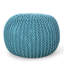 Repose-pieds en tricot tricoté - 20 po x 14 po, entretien sans effort, plage à utilisation instantanée 20 po x 20 po x 14 po, facile à nettoyer, sans assemblage