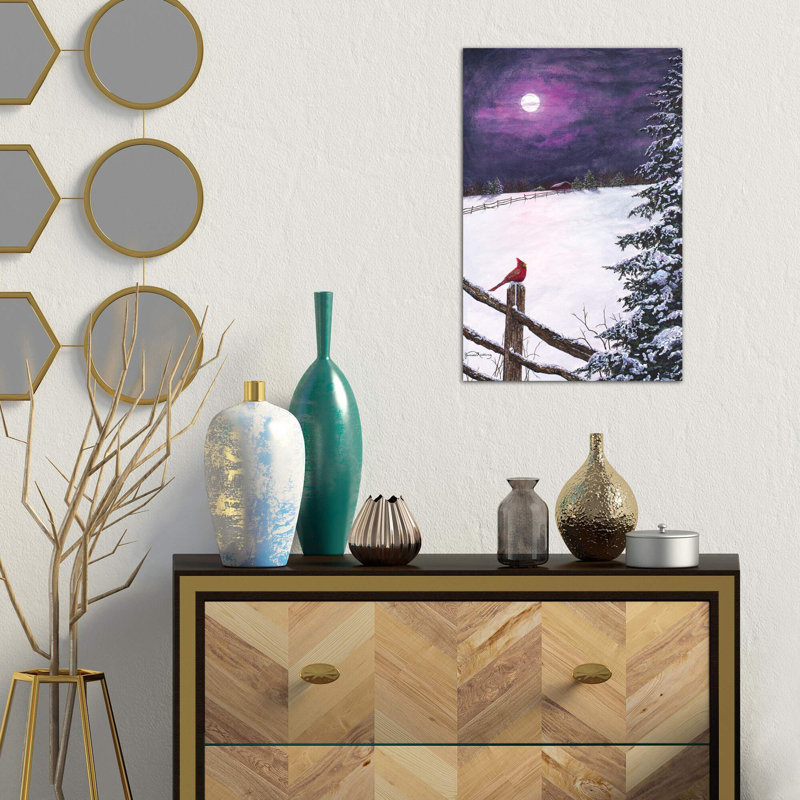 Deep Mauve Midnight by James Redding - Wrapped Canvas Print, 66.04 cm H x 45.72 cm W x 1.91 cm D