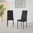 Edward Statement Pedestal Dining Table Set with 4 Luxury Faux Leather Upholstered Dining Chairs-941831190-941831197