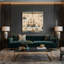 «Coastal Ships Log Design», art mural sur toile beige-155444337
