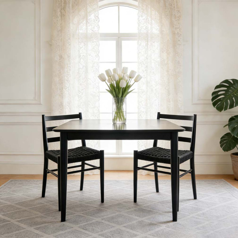 Dining Chairs Set, Black