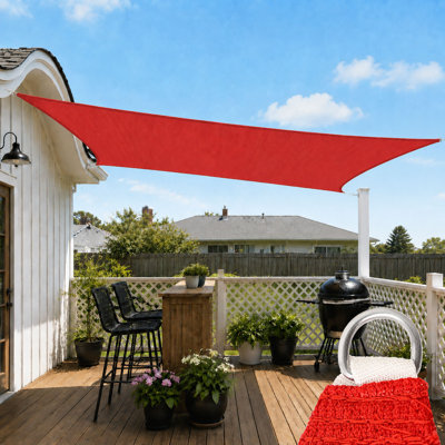 Toile d'ombrage carrée Royal Shade avec quincaillerie
