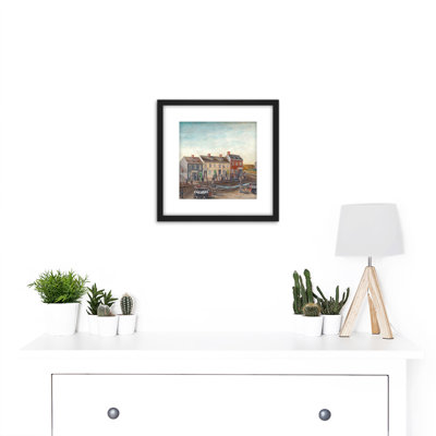 Chappel New York Firemen's Washing Day 1 Piece Single Picture Frame Painting