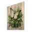 Papillon vert tourbillon de beauté sur bois-224105261