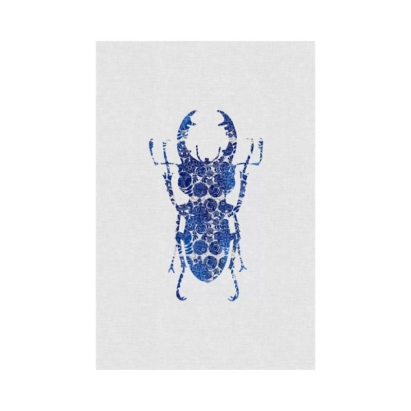 Blue Beetle III by Orara Studio - Wrapped Canvas Gallery-Wrapped Canvas Giclée, 101.6 cm H x 66.04 cm W x 1.91 cm D