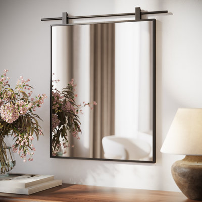 Solene Metal Farmhouse Wall Mirror